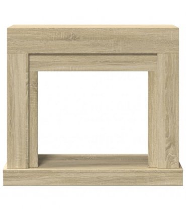 vidaXL Fireplace Surround Sonoma Oak 100x30x87.5 cm Engineered Wood
