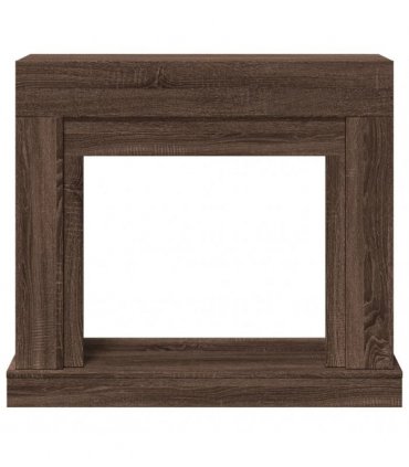 vidaXL Fireplace Surround Brown Oak 100x30x87.5 cm Engineered Wood
