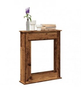 vidaXL Fireplace Surround Old Wood 75x20x87.5 cm Engineered Wood