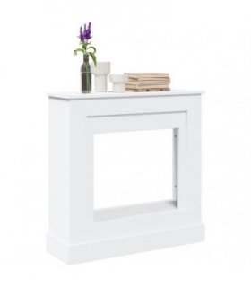 vidaXL Fireplace Surround White 90x30x90 cm Engineered Wood