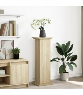 vidaXL Display Stand with Storage Sonoma Oak 31x30x90 cm Engineered Wood — Size: 31 x 30 x 90 cm