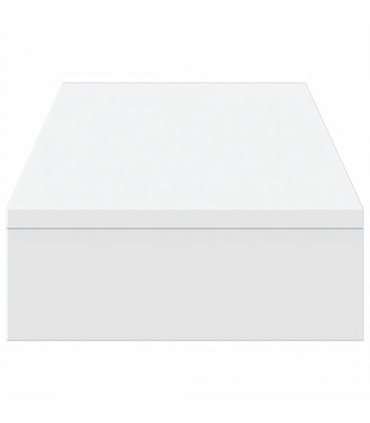 vidaXL Monitor Stand White 100x27x10 cm Engineered Wood