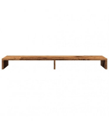 vidaXL Monitor Stand Old Wood 100x27x10 cm Engineered Wood