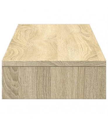 vidaXL Monitor Stand Sonoma Oak 100x27x10 cm Engineered Wood