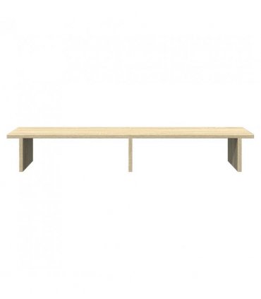 vidaXL Monitor Stand Sonoma Oak 100x27x15 cm Engineered Wood