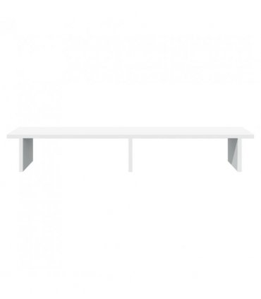 vidaXL Monitor Stand White 100x27x15 cm Engineered Wood