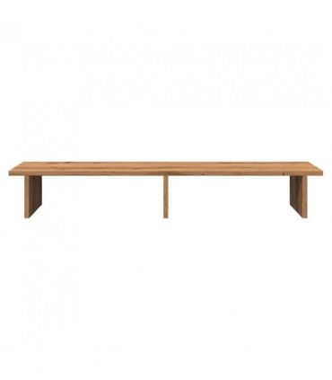 vidaXL Monitor Stand Artisian Oak 100x27x15 cm Engineered Wood