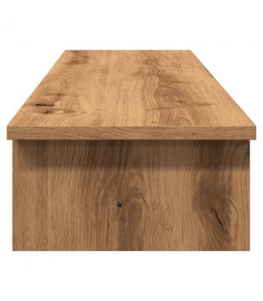 vidaXL Monitor Stand Artisian Oak 100x27x15 cm Engineered Wood