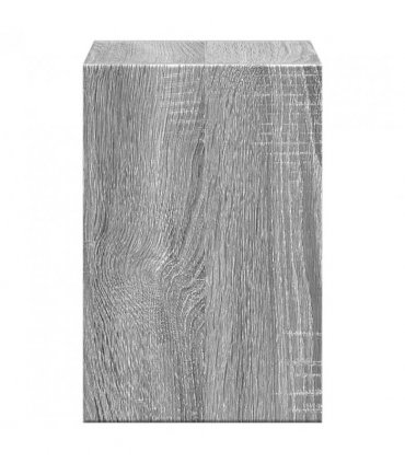 vidaXL Monitor Stand with Desk Organiser Grey Sonoma Engineered Wood