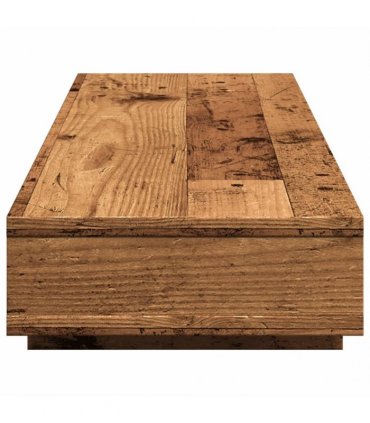 vidaXL Monitor Stand Old Wood 100x27x15 cm Engineered Wood — Size: 100 x 27 x 15 cm