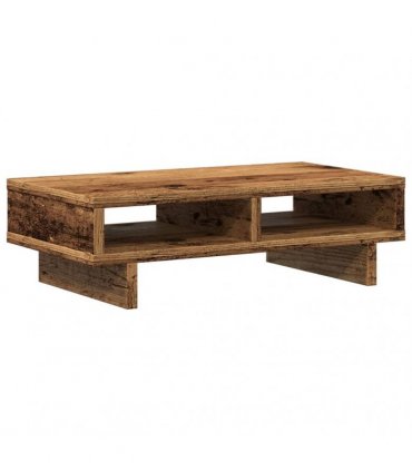 vidaXL Monitor Stand Old Wood 50x27x15 cm Engineered Wood — Size: 50 x 27 x 15 cm