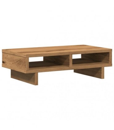 vidaXL Monitor Stand Artisian Oak 50x27x15 cm Engineered Wood — Size: 50 x 27 x 15 cm