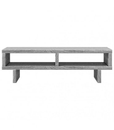vidaXL Monitor Stand Grey Sonoma 50x27x15 cm Engineered Wood — Size: 50 x 27 x 15 cm