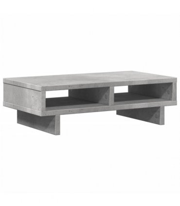 vidaXL Monitor Stand Concrete Grey 50x27x15 cm Engineered Wood — Size: 50 x 27 x 15 cm