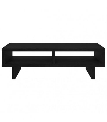 vidaXL Monitor Stand Black Oak 50x27x15 cm Engineered Wood — Size: 50 x 27 x 15 cm