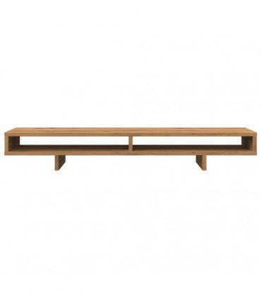 vidaXL Monitor Stand Artisian Oak 100x27x15 cm Engineered Wood — Colour: artisan oak, Size: 100 x 27 x 15 cm