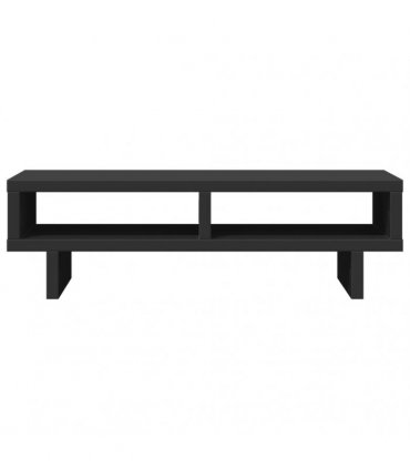 vidaXL Monitor Stand Black 50x27x15 cm Engineered Wood — Size: 50 x 27 x 15 cm