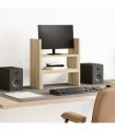 vidaXL Desk Organiser Adjustable Sonoma Oak 40x17x41 cm Engineered Wood