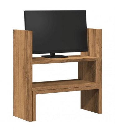 vidaXL Desk Organiser Adjustable Artisian Oak 40x17x41 cm Engineered Wood — Colour: artisan oak