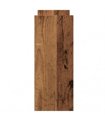 vidaXL Desk Organiser Adjustable Old Wood 40x17x41 cm Engineered Wood