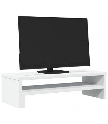 vidaXL Monitor Stand White 54x22x15 cm Engineered Wood