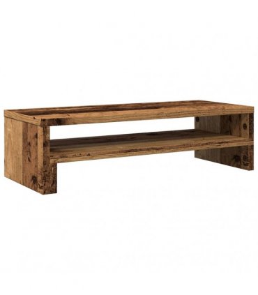 vidaXL Monitor Stand Old Wood 54x22x15 cm Engineered Wood