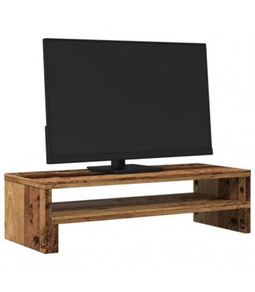 vidaXL Monitor Stand Old Wood 54x22x15 cm Engineered Wood