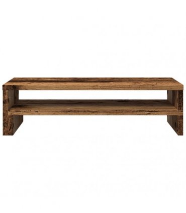 vidaXL Monitor Stand Old Wood 54x22x15 cm Engineered Wood