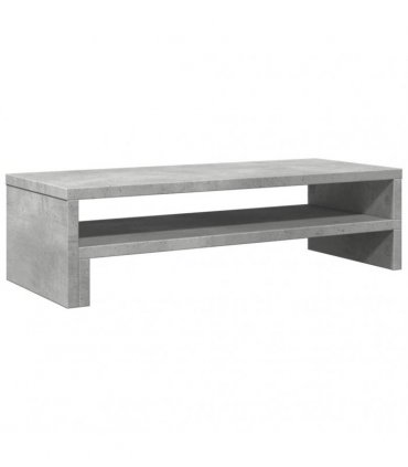 vidaXL Monitor Stand Concrete Grey 54x22x15 cm Engineered Wood