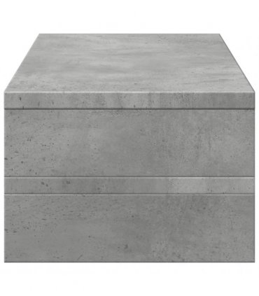 vidaXL Monitor Stand Concrete Grey 54x22x15 cm Engineered Wood