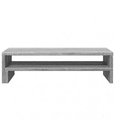 vidaXL Monitor Stand Grey Sonoma 54x22x15 cm Engineered Wood