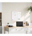 vidaXL Magnetic Whiteboard with Solid Pine Wood Frame 60x55 cm — Size: 60 x 55 cm