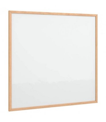 vidaXL Magnetic Whiteboard with Solid Pine Wood Frame 60x55 cm — Size: 60 x 55 cm