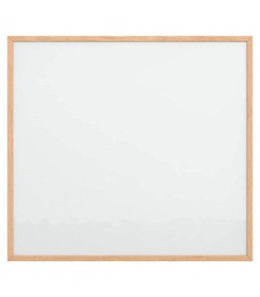vidaXL Magnetic Whiteboard with Solid Pine Wood Frame 60x55 cm — Size: 60 x 55 cm