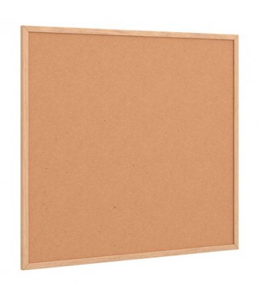vidaXL Cork Board with Solid Pine Wood Frame 60x55 cm — Size: 60 x 55 cm