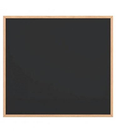 vidaXL Chalkboard with Solid Pine Wood Frame Black 60x55 cm — Size: 60 x 55 cm