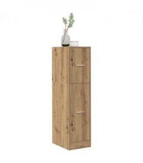 vidaXL Apothecary Cabinet Artisian Oak 30x41x118 cm Engineered Wood — Size: 30 x 41 x 118 cm