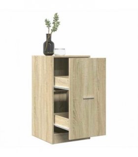 vidaXL Apothecary Cabinet Sonoma Oak 40x41x77.5 cm Engineered Wood — Size: 40 x 41 x 77.5 cm