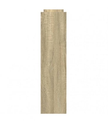 vidaXL Narrow Storage Trolley 4 Tier Sonoma Oak Engineered Wood