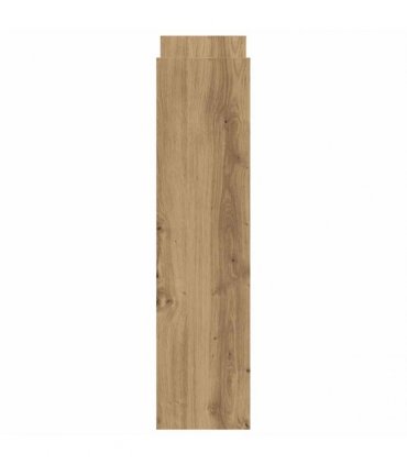vidaXL Narrow Storage Trolley 4 Tier Artisian Oak Engineered Wood
