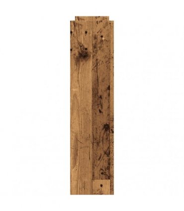 vidaXL Narrow Storage Trolley 4 Tier Old Wood Engineered Wood