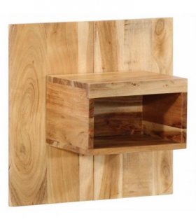 vidaXL Bedside Cabinet 50x27x50 cm Solid Wood Acacia
