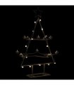 vidaXL Metal Christmas Tree for Decoration Black 75 cm