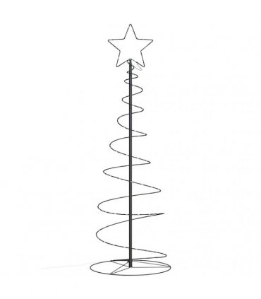 vidaXL LED Christmas Tree 100 LEDs Warm White 150 cm