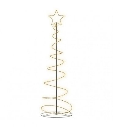 vidaXL LED Christmas Tree 120 LEDs Warm White 180 cm