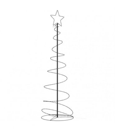 vidaXL LED Christmas Tree 120 LEDs Warm White 180 cm