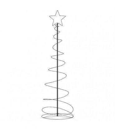vidaXL LED Christmas Tree 120 LEDs Warm White 180 cm
