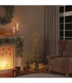 vidaXL LED Christmas Tree 80 LEDs Warm White 120 cm