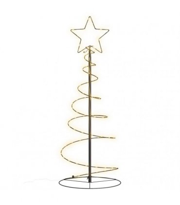 vidaXL LED Christmas Tree 80 LEDs Warm White 120 cm