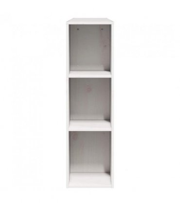 vidaXL Headboard with Storage White 150 cm Solid Wood Pine